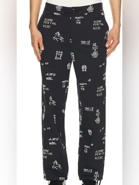 Scotch & Soda Embroidered Cotton-Blend Relaxed Straight Chino XL